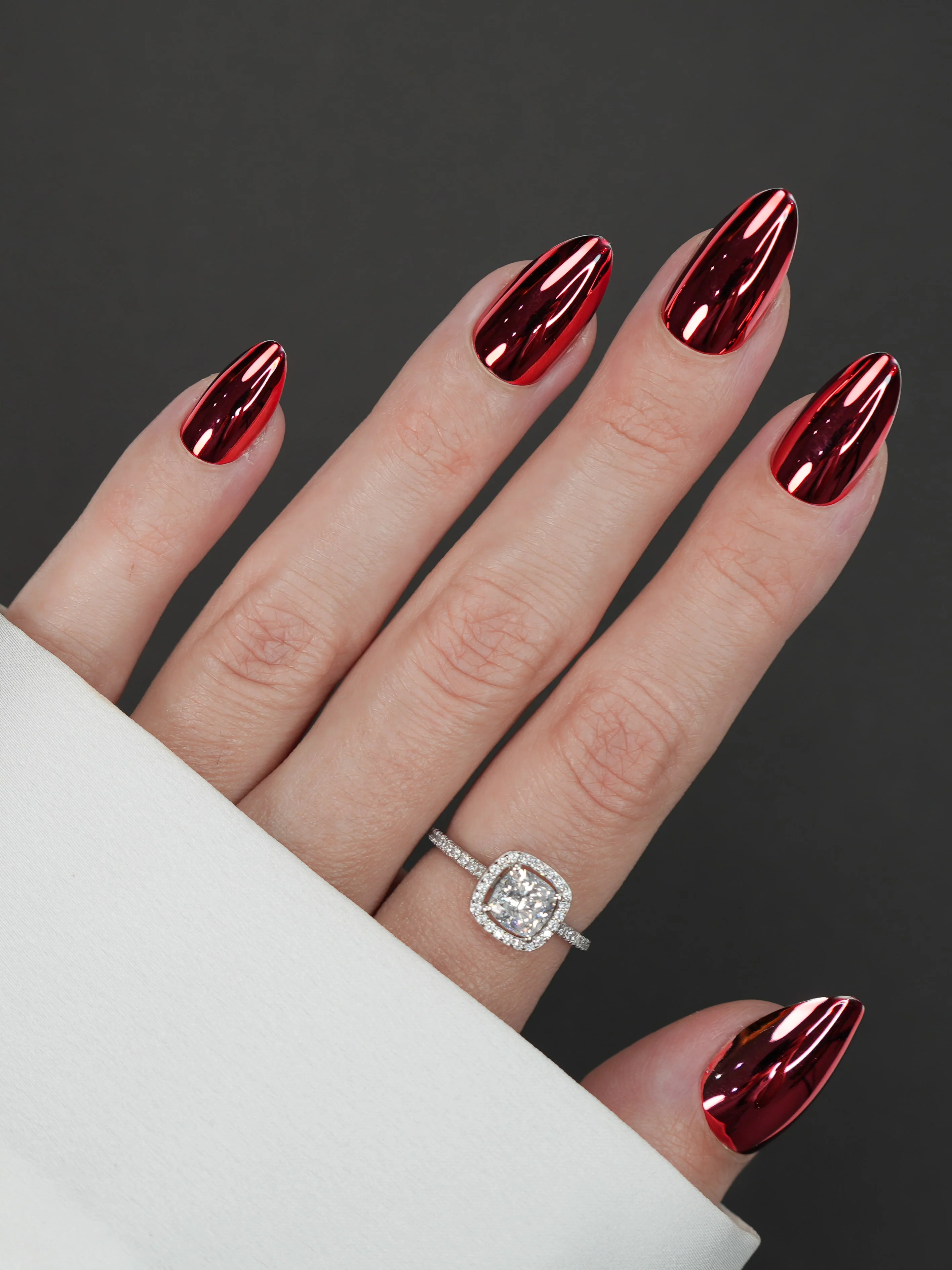 Frosted red